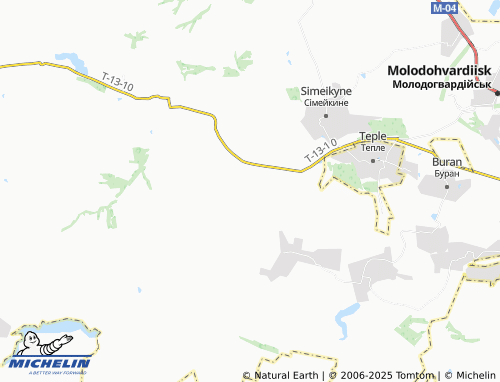 MICHELIN Krasnyi Yar map - ViaMichelin