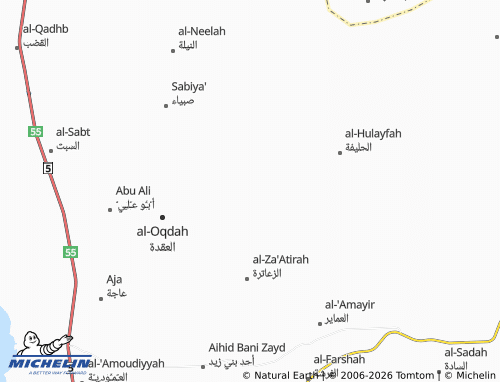 Carte MICHELIN al-Kadna - ViaMichelin
