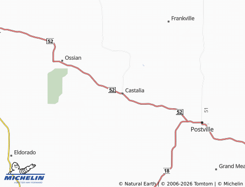 Mappa MICHELIN Castalia - ViaMichelin