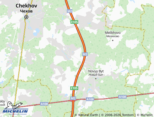 Carte MICHELIN Perkhurovo - ViaMichelin