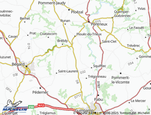 Carte MICHELIN Kermaria - ViaMichelin