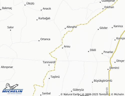 MICHELIN Arısu map - ViaMichelin