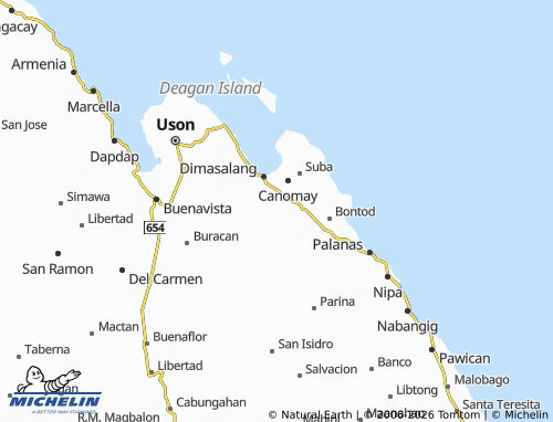 Mappa MICHELIN Rizal - ViaMichelin