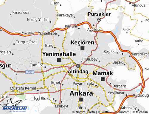 Mappa MICHELIN Emrah - ViaMichelin