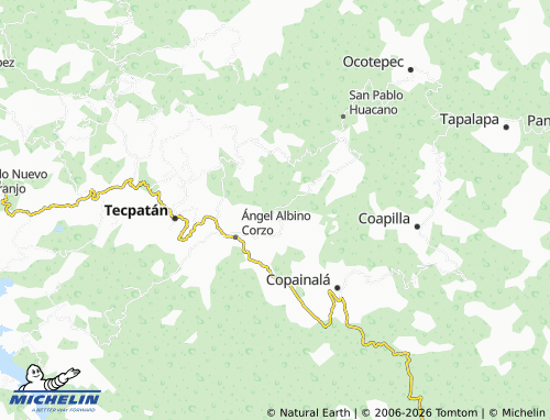 Mapa MICHELIN Ribera Benito Juárez - ViaMichelin