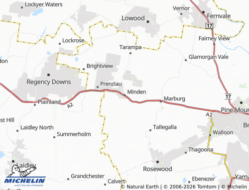 Mapa MICHELIN Minden - ViaMichelin