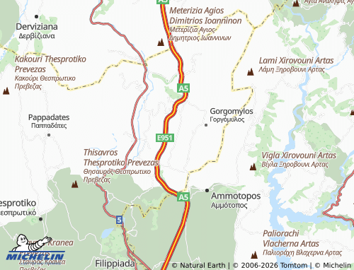 Mappa MICHELIN Xirokampos - ViaMichelin