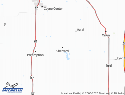 Mappa MICHELIN Sherrard - ViaMichelin