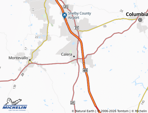 Mappa MICHELIN Calera - ViaMichelin
