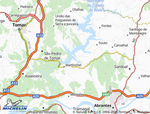 MICHELIN Bairros map - ViaMichelin