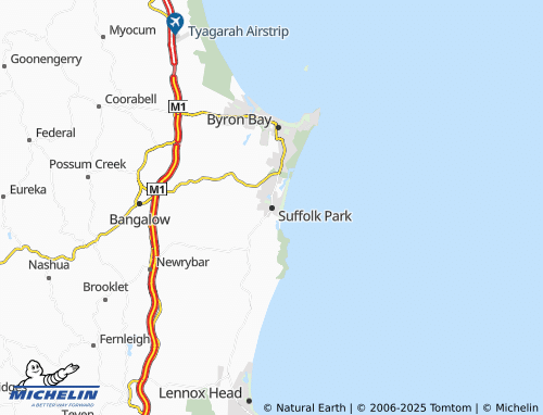 MICHELIN Suffolk Park map - ViaMichelin