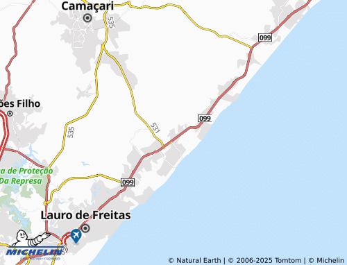 MICHELIN Areias map - ViaMichelin