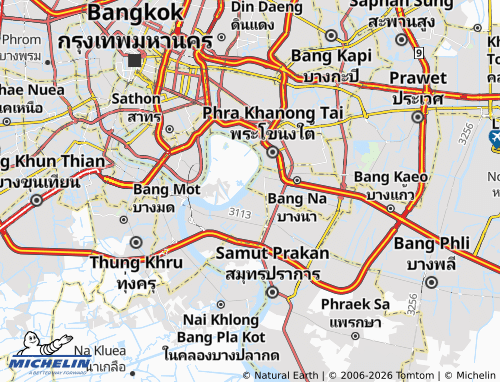 Kaart MICHELIN Samrong - ViaMichelin