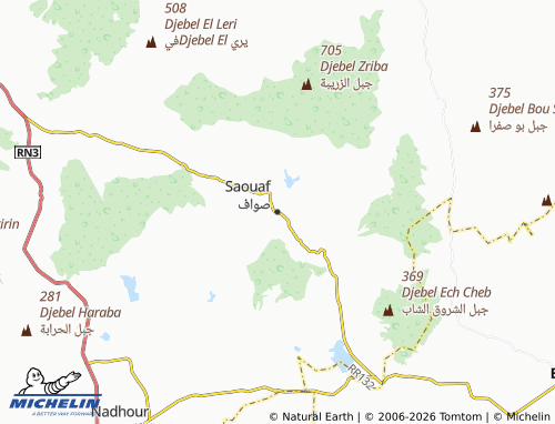 Mappa MICHELIN Sawwaf - ViaMichelin