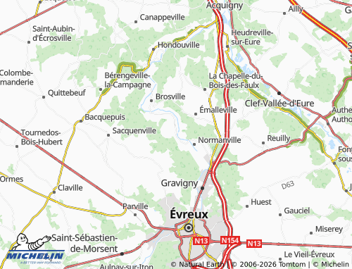 MICHELIN Les Pénétraux map - ViaMichelin