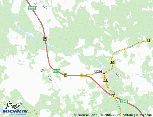 MICHELIN Kose-Uuemõisa map - ViaMichelin