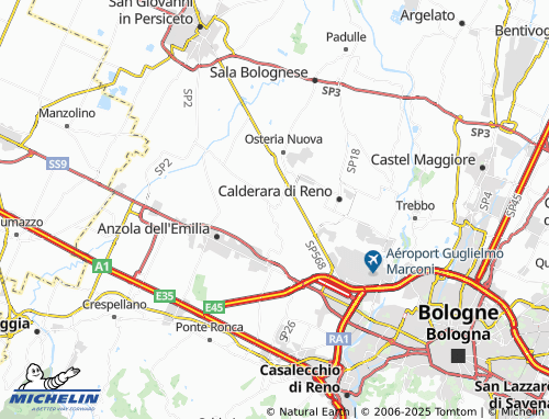 MICHELIN Sacerno map - ViaMichelin