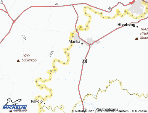MICHELIN Ha Masimole map - ViaMichelin