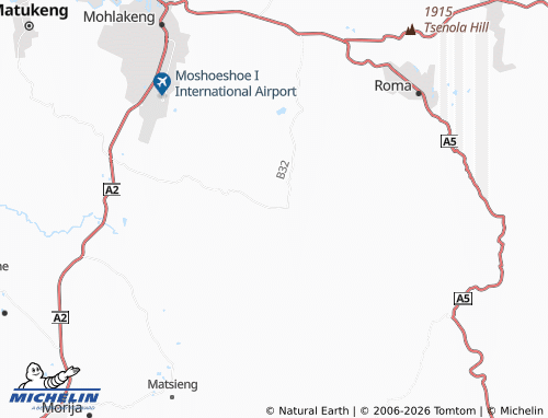Mappa MICHELIN Ha Phohleli Makoaleleng - ViaMichelin