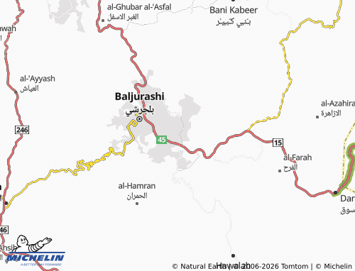 Carte MICHELIN al-Bakeer - ViaMichelin