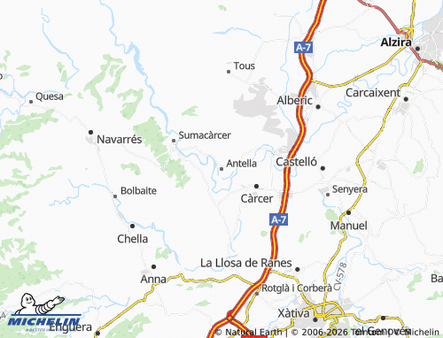 Mappa MICHELIN Antella - ViaMichelin