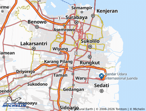MICHELIN-Landkarte Ketintang - ViaMichelin
