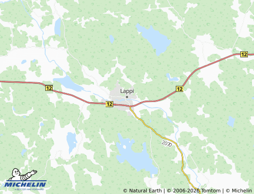 Carte MICHELIN Lappi - ViaMichelin
