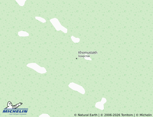 MICHELIN-Landkarte Khomustakh - ViaMichelin