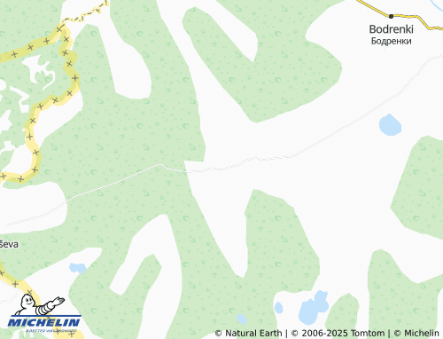 MICHELIN Kresty map - ViaMichelin