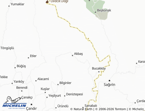 Mappa MICHELIN Akbaş - ViaMichelin