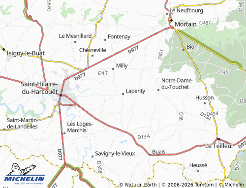 MICHELIN-Landkarte Lapenty - ViaMichelin