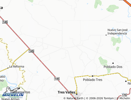 Mappa MICHELIN Benito Juárez - ViaMichelin