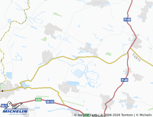 Kaart MICHELIN Honorivka - ViaMichelin