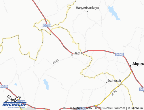MICHELIN Hamit map - ViaMichelin