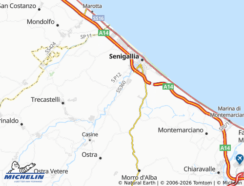 MICHELIN Vallone map - ViaMichelin