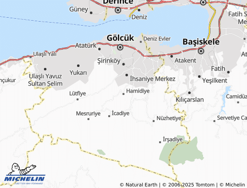 MICHELIN Hamidiye map - ViaMichelin