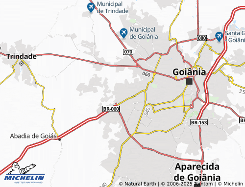 MICHELIN Loteamento Goiânia Viva map - ViaMichelin