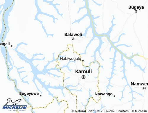 MICHELIN Namunyingi map - ViaMichelin