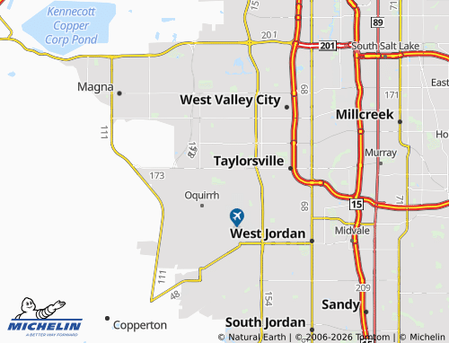 Mappa MICHELIN Kearns - ViaMichelin