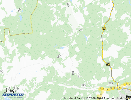 MICHELIN-Landkarte Orava - ViaMichelin