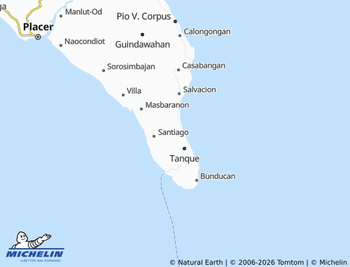 MICHELIN Mabuhay map - ViaMichelin