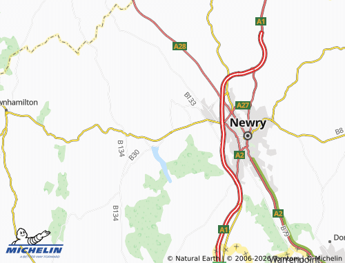 MICHELIN Camlough map - ViaMichelin