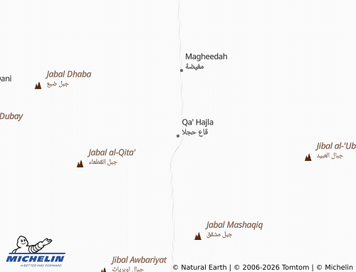 Carte MICHELIN Qa' Hajla - ViaMichelin