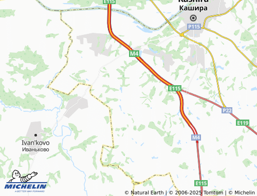 MICHELIN Yel'kino map - ViaMichelin