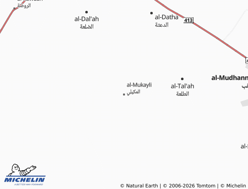 MICHELIN-Landkarte al-Mukayli - ViaMichelin