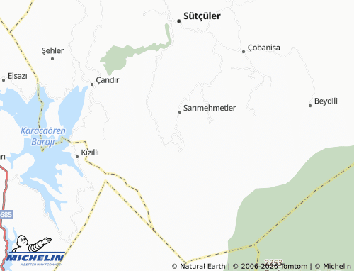 Mappa MICHELIN Gümü - ViaMichelin