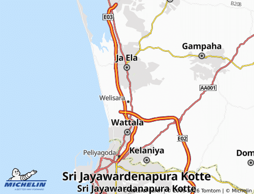 Mappa MICHELIN Nagoda - ViaMichelin