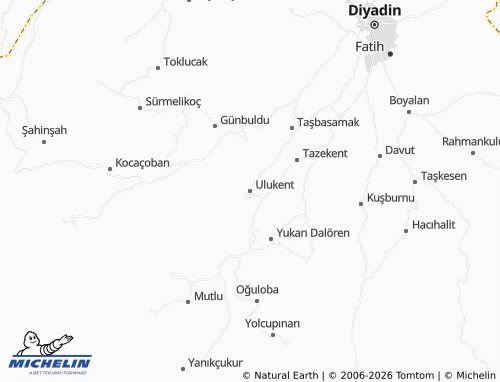 MICHELIN Ulukent map - ViaMichelin