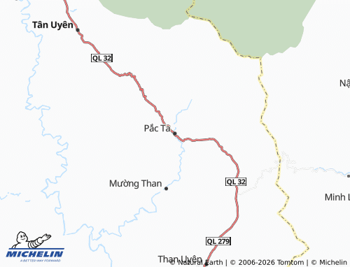 Mapa MICHELIN Pắc Ta - ViaMichelin
