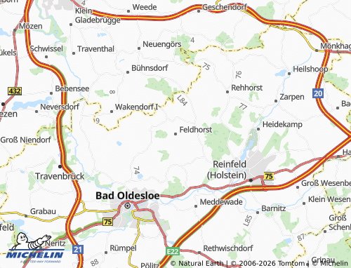 Kaart MICHELIN Feldhorst - ViaMichelin
